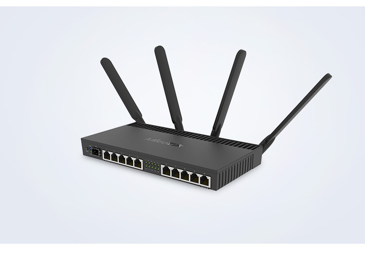mikrotik rb4011igs 5hacq2hnd-in 万兆11口四核双频路由器4x4mo