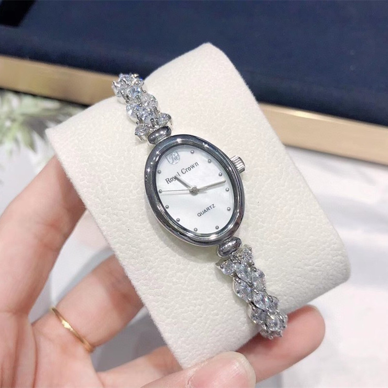 royalcrown萝亚克朗正品手表女士时尚珠宝手链女表防水镶钻石英表