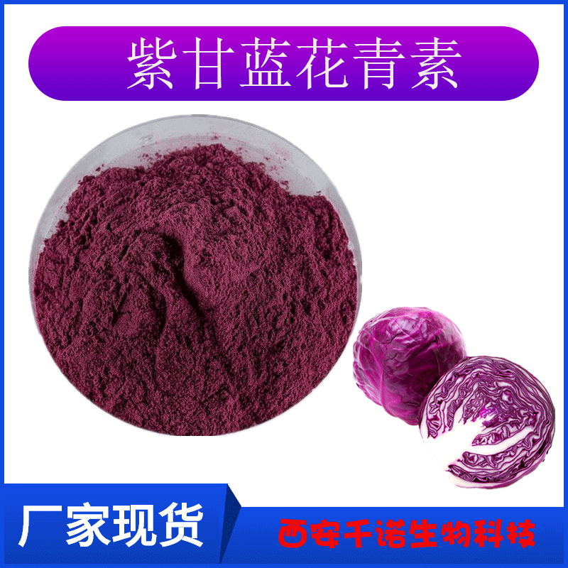 紫甘蓝花青素 25% 紫甘蓝提取物 多种花青素原料千诺生物