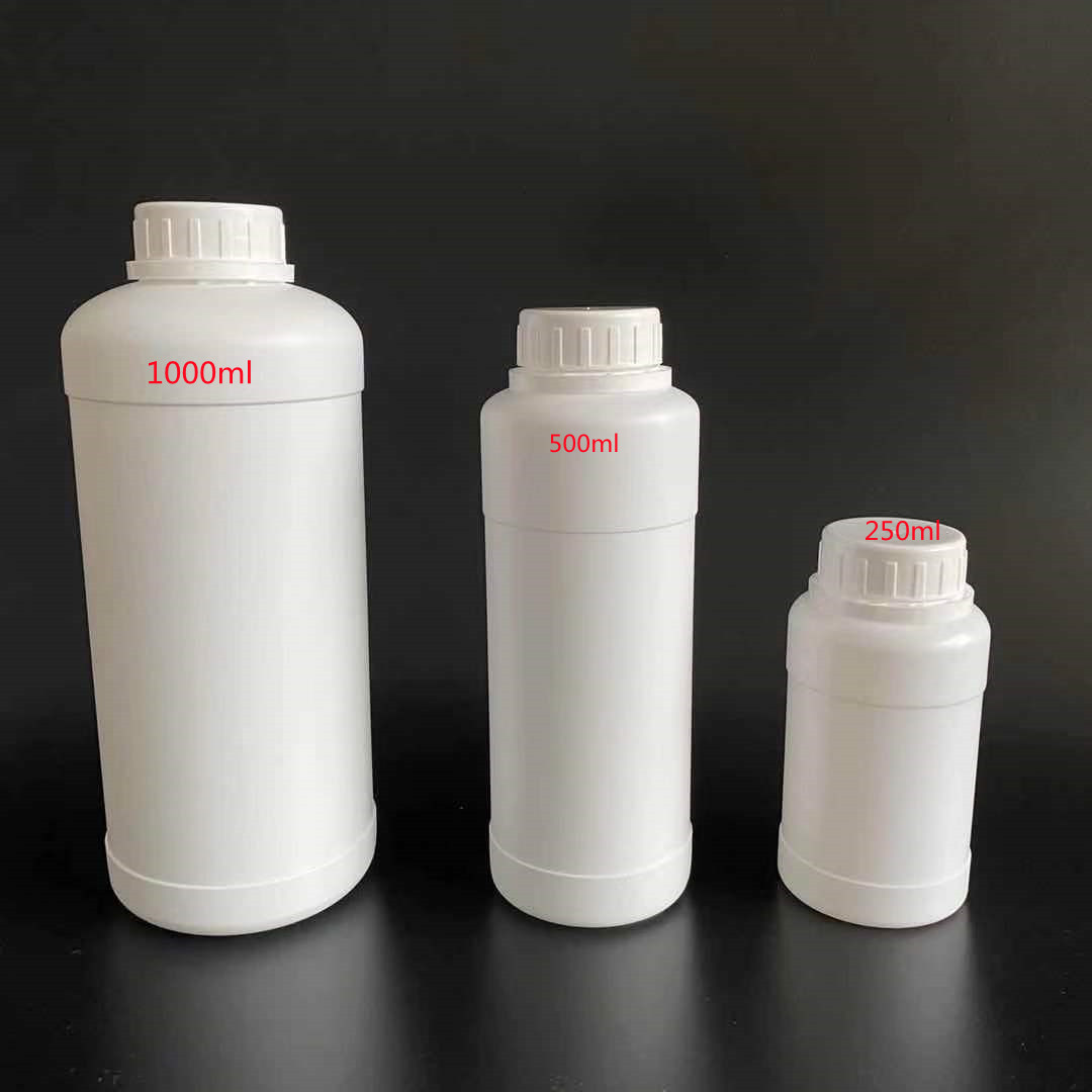 06成交0pcs加厚5001000ml毫升化工塑料瓶250ml彩漂粉瓶子农药试剂液体