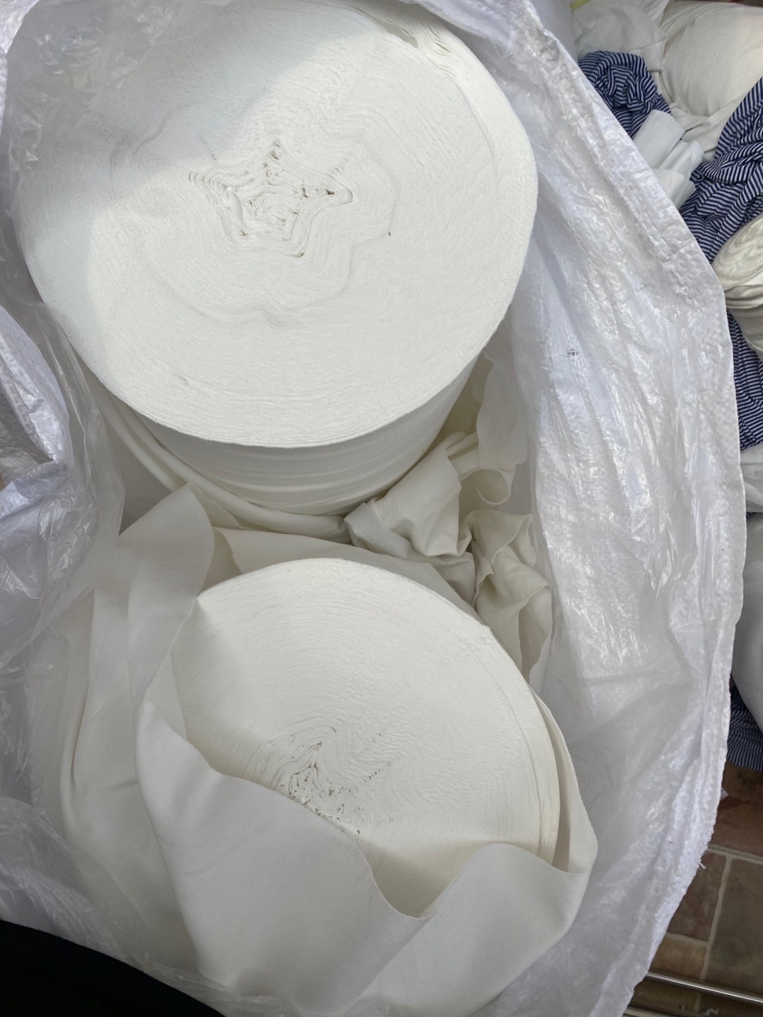 白色棉擦机布工业抹布棉质废布大块碎布头 吸水吸油碎不掉毛