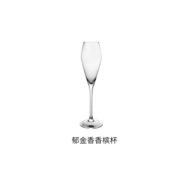 European-Style Champagne Glass Red Wine Glass Crystal Red Wine Glass Artificial Blown Wine Goblet Foreign Trade Export Spot Manufacturer