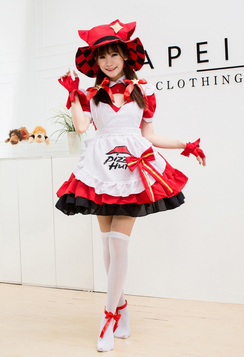 动漫cosplay安琪拉 魔法小厨娘游戏服 女仆装厨师服演出服采购价格