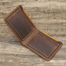 Vintage Card Holder Men Genuine Leather Credit Card Holder跨