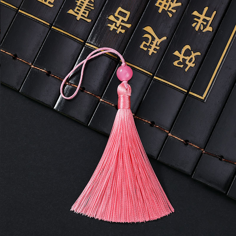 7cm Bookmark Small Tassel Ears String Jade Bead Tassel U Disk Sachet Perfume Bag Pendant Fan Fan Pendants Wholesale