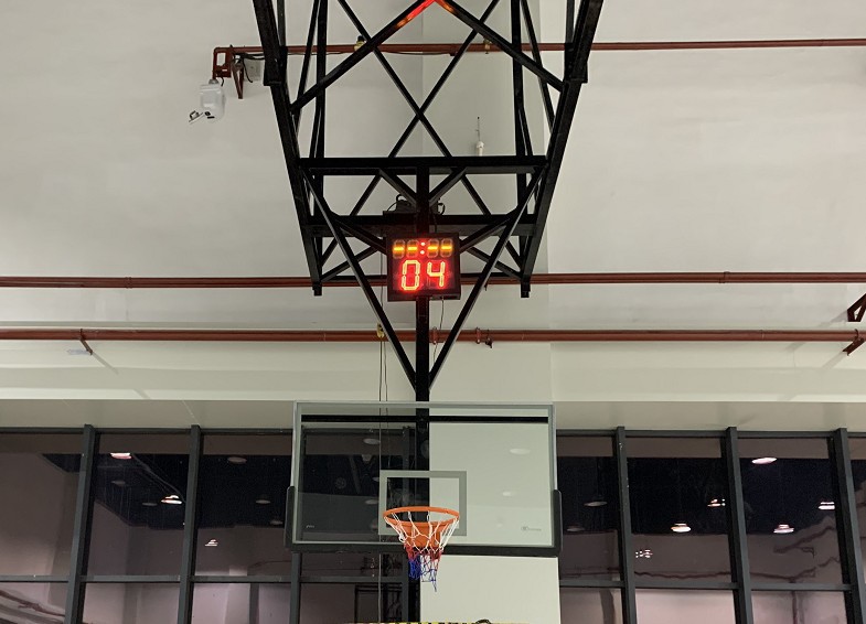 屋顶室内外标准挂式篮球架外悬臂成人篮球架挂墙上球框壁挂