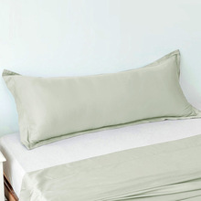 7MEM全棉枕套纯色床品1.2m1.5米加长枕芯套纯棉双人加长枕头