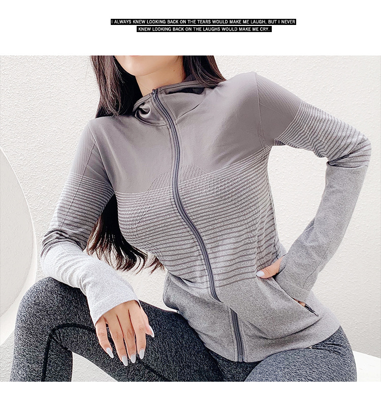 Sports Yoga Jacket Women Hooded Zipper Fitness Clothes Training Gym Long Sleeve Tops Thin Running Outerwear Autumn Winter Sports Yoga Jacket Women Hooded Zipper Fitness Clothes Training Gym Long Sleeve Tops Thin Running Outerwear Autumn Winter