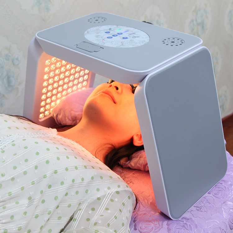 折叠大排灯家用脸部美容面罩光子嫩肤仪红光彩光冷热喷雾光谱仪器