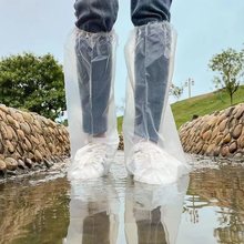 一次性儿童雨鞋套下雨天防水防滑透明脚套室外塑料加厚耐磨防雨衣