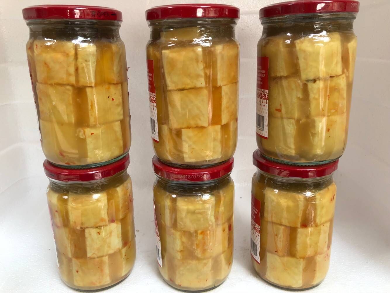 广西桂林特产花桥牌豆腐乳610g*6瓶 原味 白腐乳 三宝原调料品