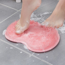 洗搓脚垫Shower Foot Scrubber Mat with Non-Slip Suction Cups