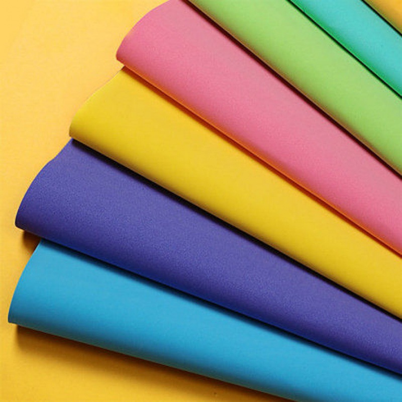 海绵纸100张5张20张大张橡塑纸泡沫彩色纸幼儿园diy材料大量批发
