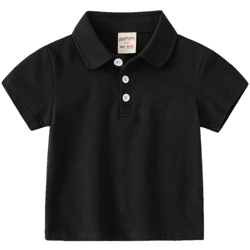 Summer Short Sleeve T-shirt Boy's Top Polo Shirt