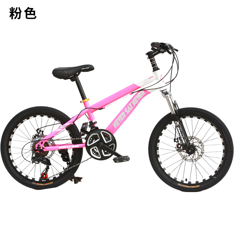 Customized Red Variable Speed Ordinary Pedals Wind Double Disc Brake Hard Frame Bicycle Children's Mountain Bike