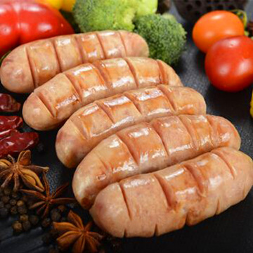 小哼猪纯肉肠家用袋烤肠烤热狗肠速冻半成品油炸小吃香肠火腿制品