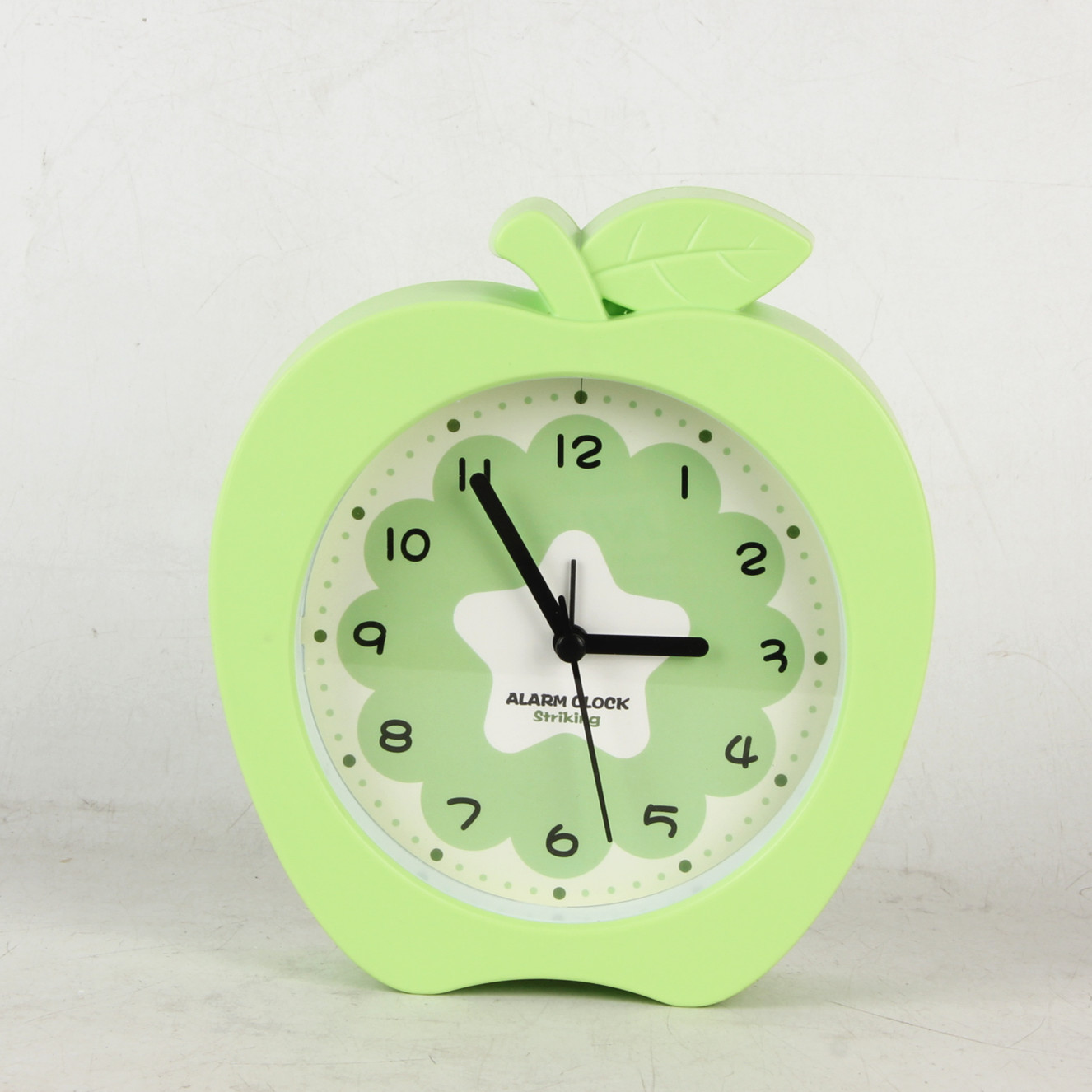 苹果型儿童小闹钟床头钟表小闹钟10元店日用品货源批发赠品货源