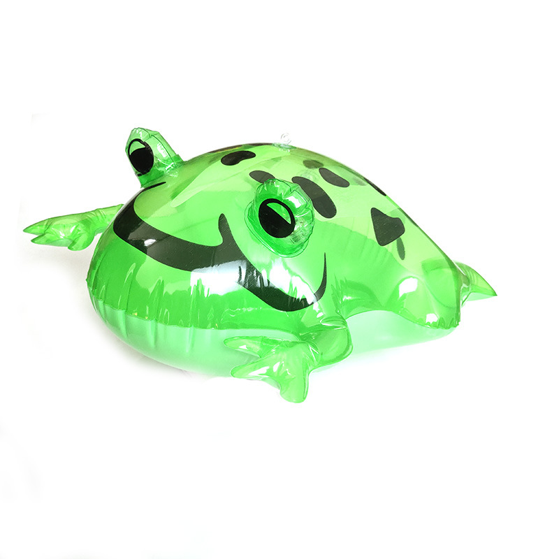 Internet Celebrity Inflatable Frog Balloon Flash Luminous Hair Baby Toy Stall Elastic String Bouncing Little Frog Son