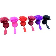 硅胶口球口塞成人情趣用品SM系列玫瑰花口塞球成人玩具食品级硅胶