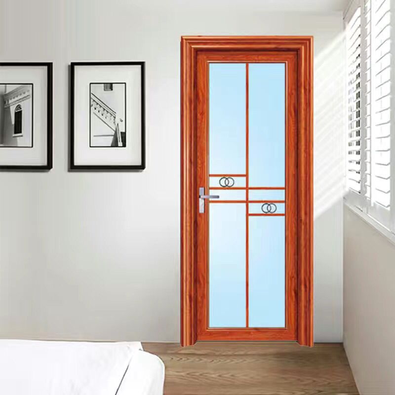 卫生间玻璃门钛镁合金门浴室门卫生间洗手间门一整套厕所门平开门