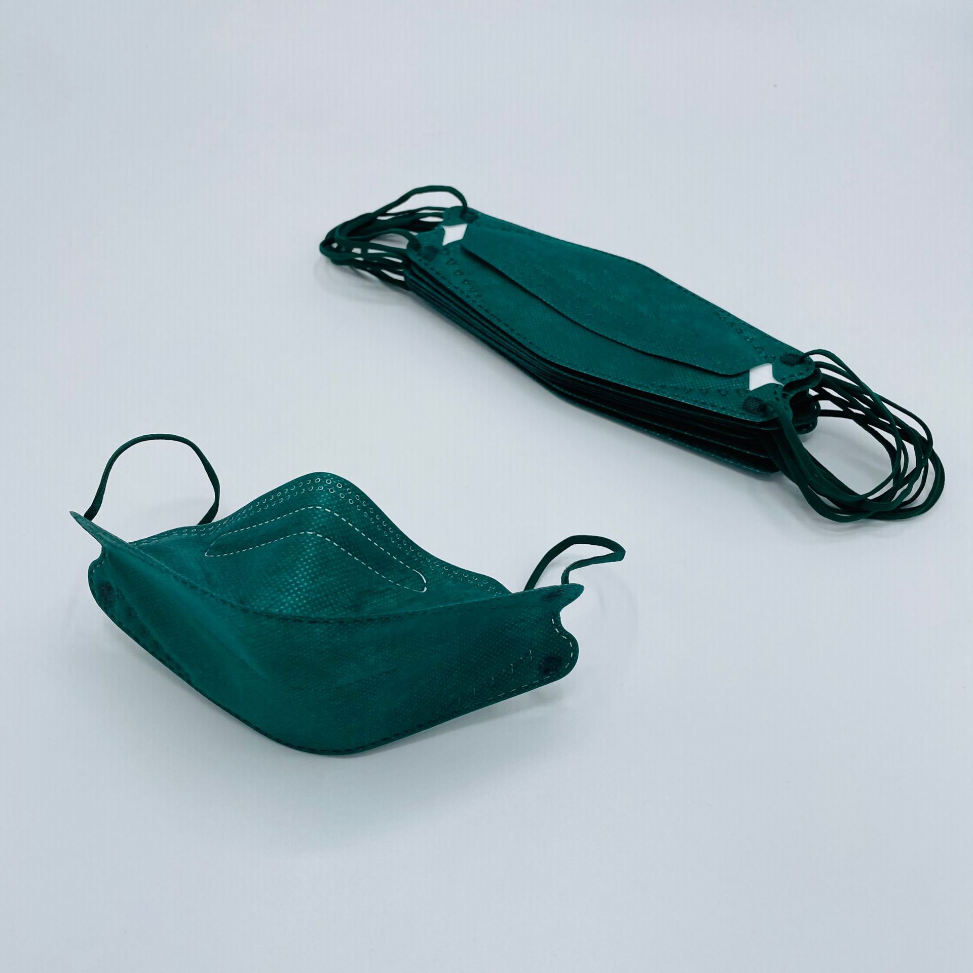 kf立体94儿童鱼型口罩kn95口罩3d立体四层彩色印花99%滤效现货批