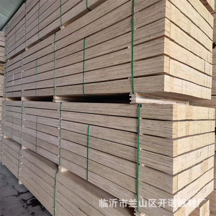 厂家现货杨木LVL免熏蒸单板层积材LVL包装板异形板木龙骨沙发板