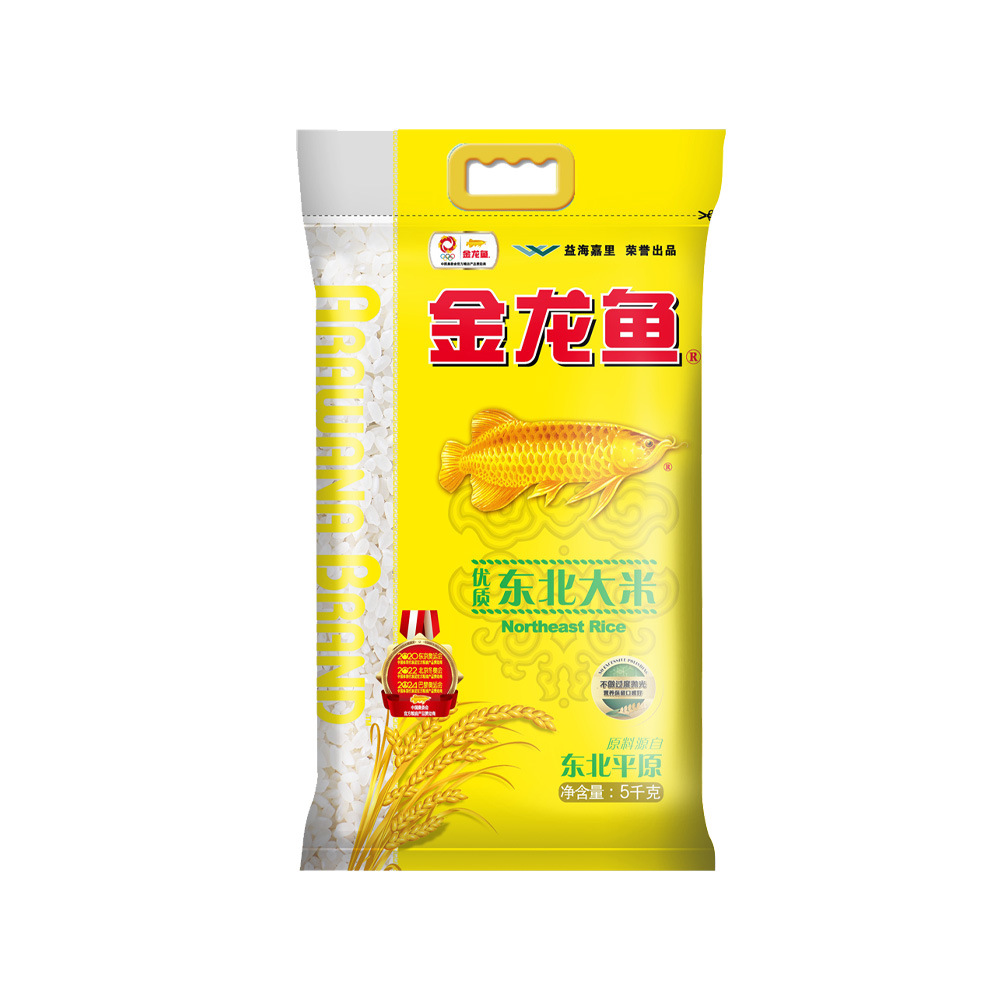 金龙鱼 东北大米5kg 珍珠米香米粳米10斤家用米大米特产-阿里巴巴
