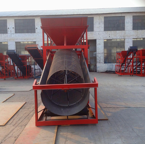 煤渣滚筒筛 砂石骨料无轴滚筒筛设备 采石场滚筒筛