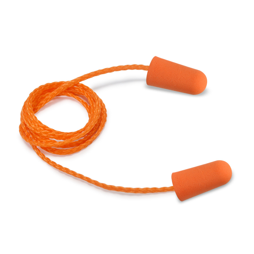 高降噪pu海绵耳塞耳塞睡觉学生工作工业机械降噪隔音耳塞批发