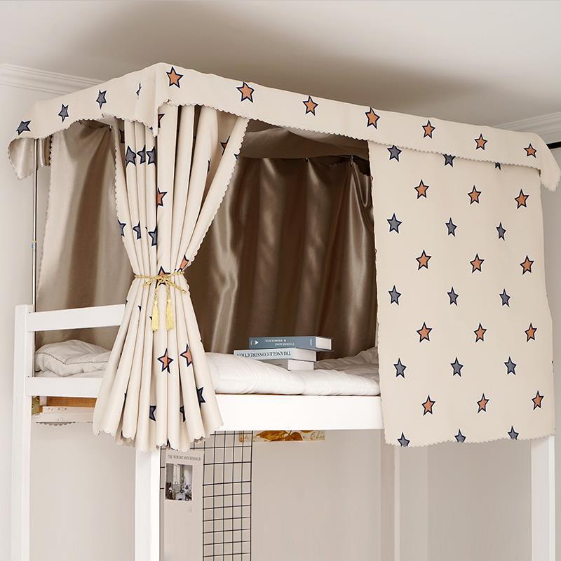 强遮光床帘3门遮光床帘上铺加支架床帘1.5m高上铺床帘1.2×2米帘