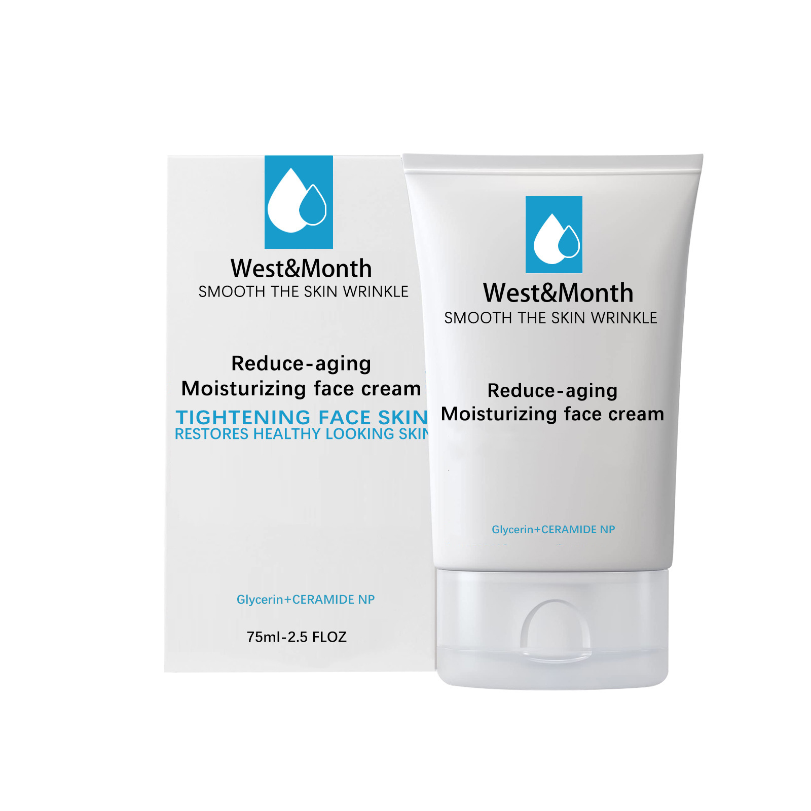 West & Month Anti-Aging Moisturizing Cream Fade Wrinkles French Lines Facial Firming Skin Anti-Wrinkle Face Cream