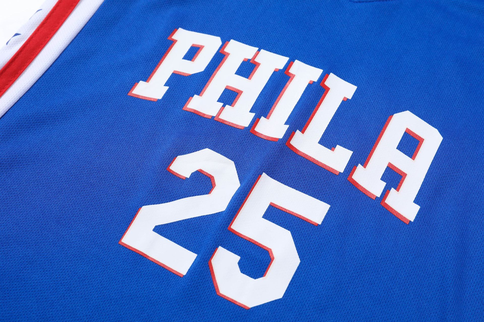 儿童篮球服套装76人25号西蒙斯球衣六一幼儿中小学亲子表演服批发