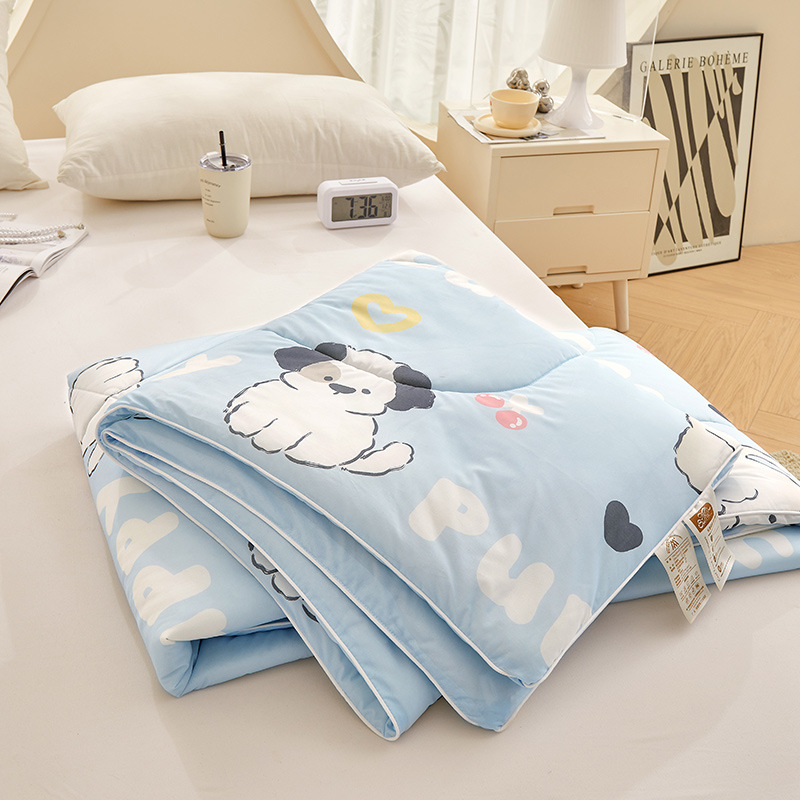 Hengyuan Sample Class a Cool Feeling Airable Cover Ice Silk Summer Blanket Machine Washable Duvet Insert Double Thin Quilt Summer
