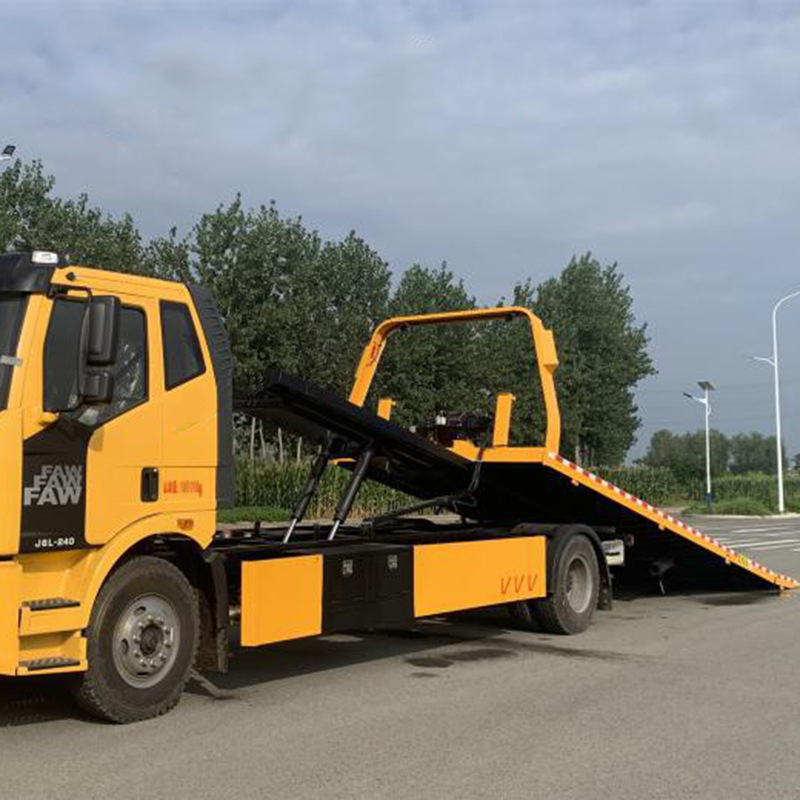 解放牌清障车 一拖二道路救援车 平板运输车 厂家供应
