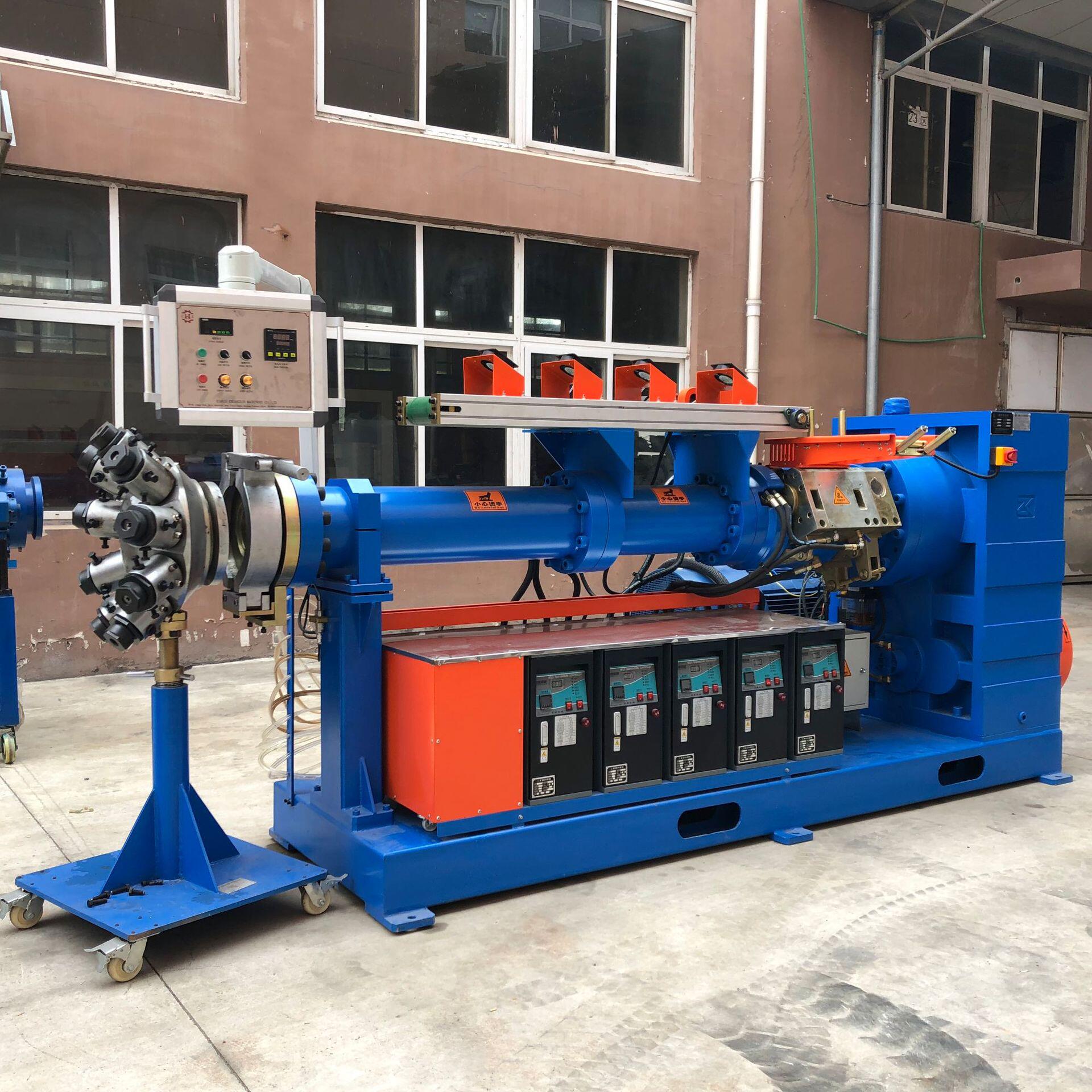 源头厂家直供批发定制省电省人工优质高产200橡胶冷喂料挤出机