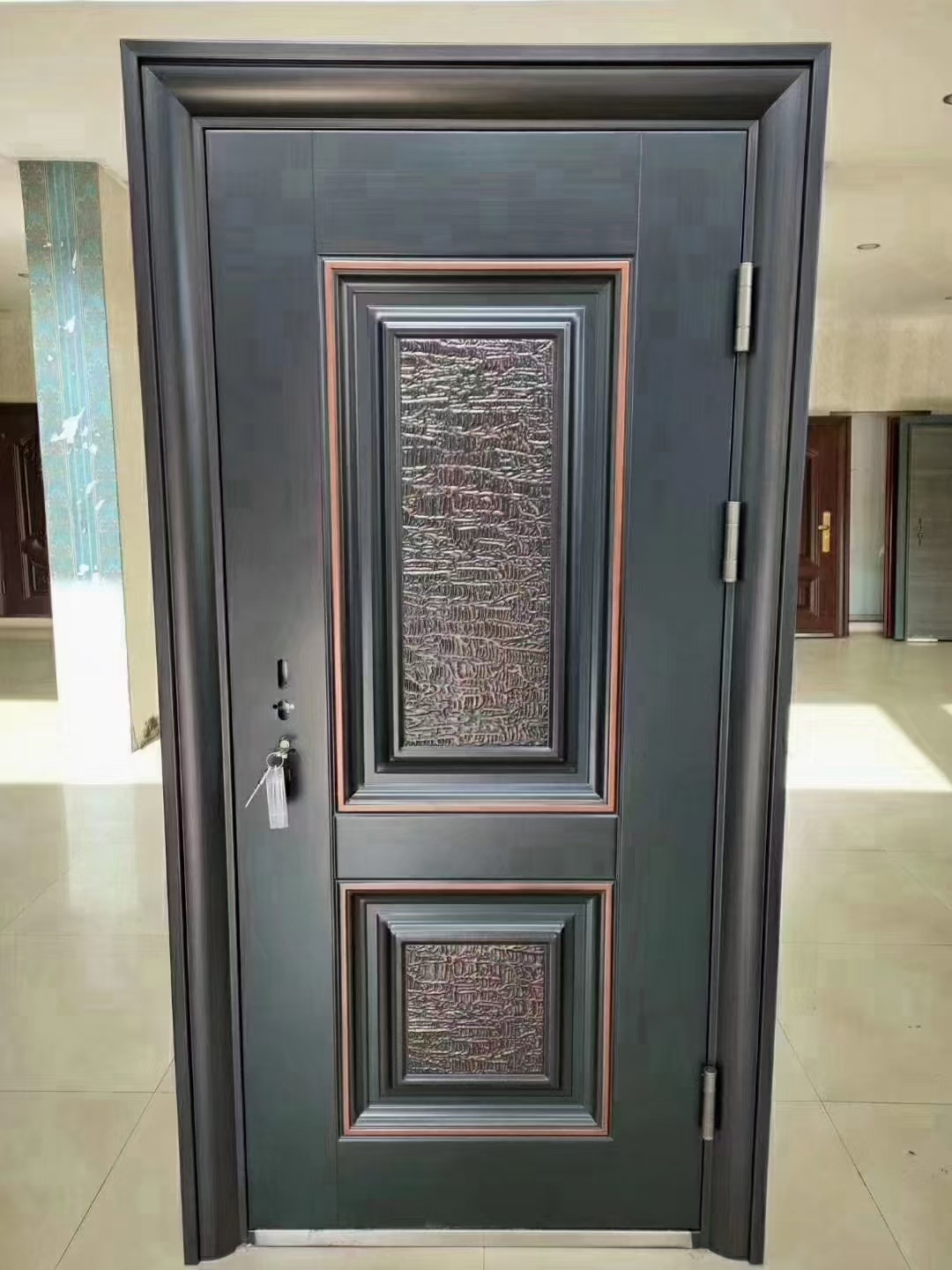 厂家直销防盗门安全门仿真铜门国标甲级公寓进户门单门子母门现货