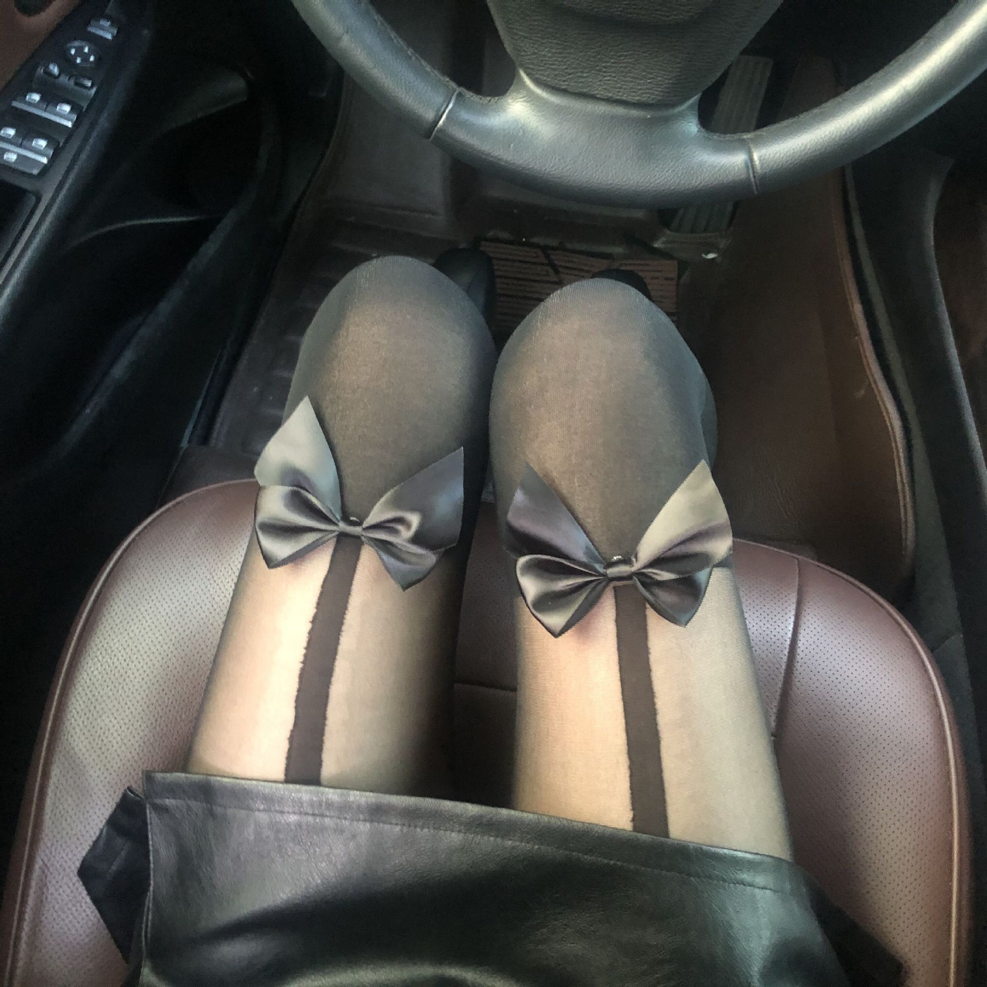 爆款蝴蝶结丝袜女性感薄款假高筒拼接连裤袜子假大腿袜网红ins潮