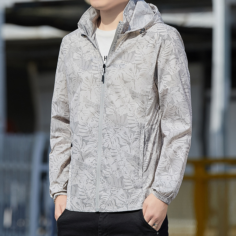 Summer New Lightweight Sun Protection Clothing Men's Couple Ice Silk Wind Shield Breathable Skin-Friendly Loose UV-Proof Jacket