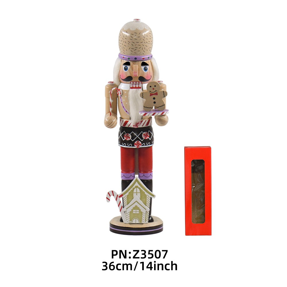 Christmas New Nutcracker Puppet Soldier Christmas Decoration European Creative Home Crafts Ornaments