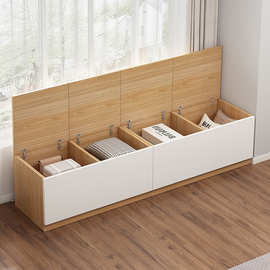 大炕上的储物柜 放被子顶柜卧室装被子家用多功能矮柜衣柜储藏柜