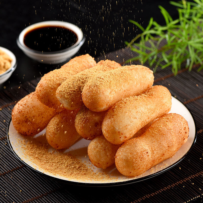 饥饿小猪网红脆皮年糕韩式炸年糕街头小吃年糕条商用可煎1公斤装-报价