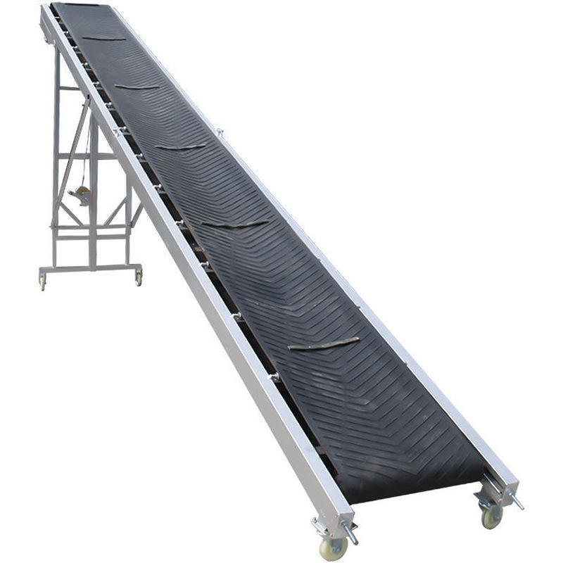 定制小型折叠升降传送带输送机装车卸货皮带楼梯爬坡上料输送带