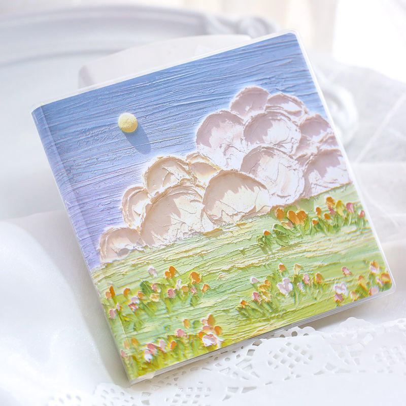 方方本油画小方系列笔记本子ins高值风手帐本日记本学生学习用品