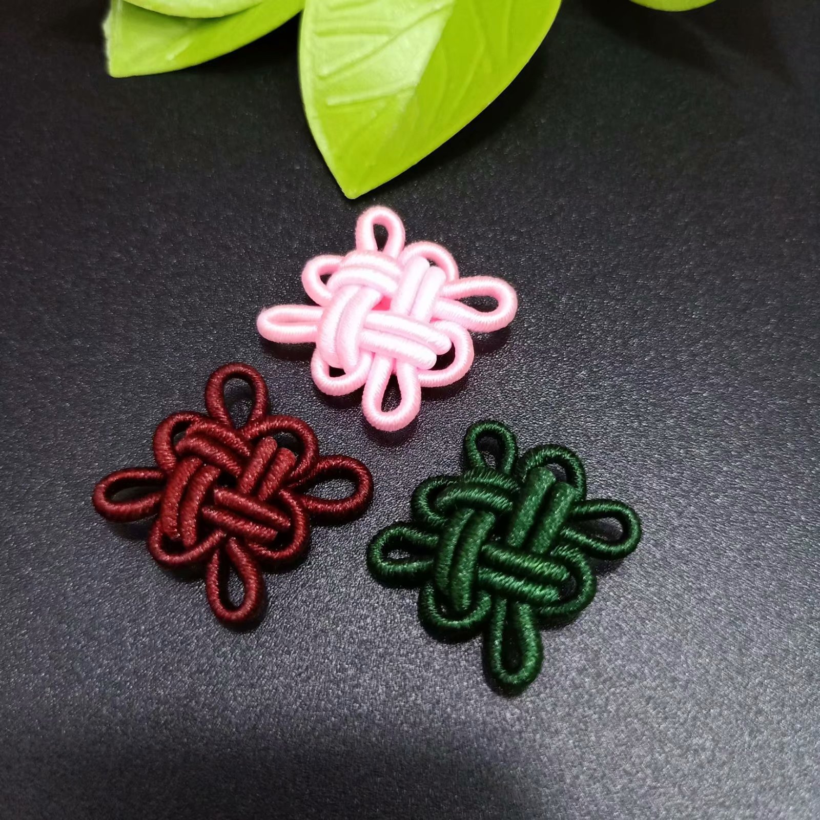 新款编织如意结 中国结吉祥结男女款红绳手链 diy饰品配件