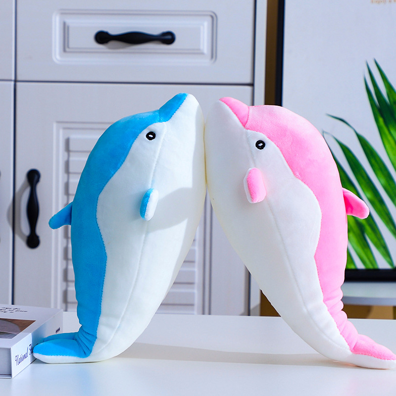 小海豚毛绒玩具公仔大号抱枕布娃娃礼品节日礼物床上玩偶地摊批发