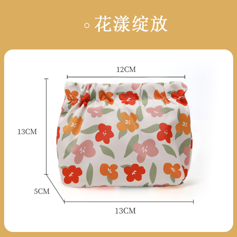 Oxford Cloth Coin Purse Mini-Portable Shrapnel Bag Automatic Closure Printing Jewelry Cosmetics Bag Earphone Buggy Bag