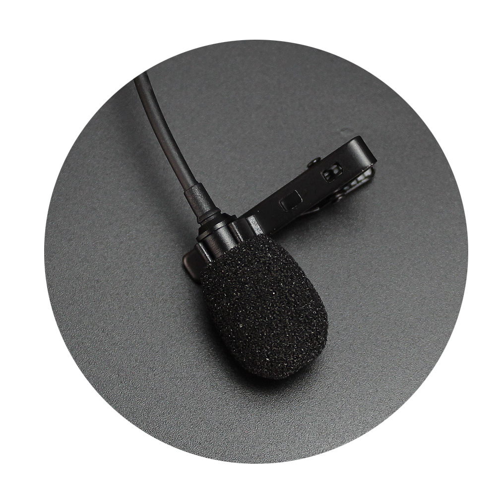 手机收音麦单反采访vlog网课直播麦克风视频吃播领夹式话筒