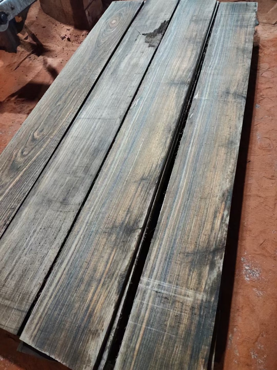 非洲 加蓬黑檀板材 加蓬 黑檀板材 爱里古夷苏木家具装修木料