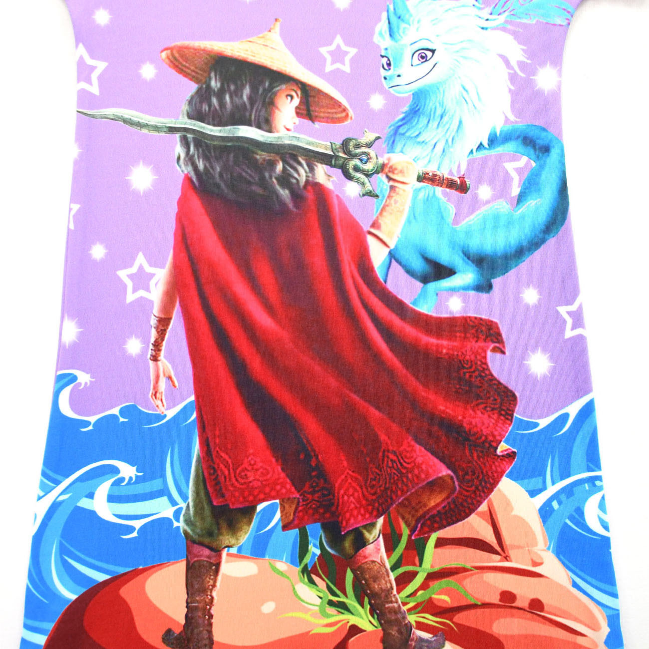 raya and the last dragon 寻龙传说 女童连衣裙童睡裙短袖80358