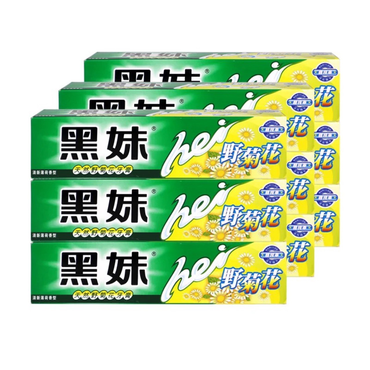 105g黑妹野菊花牙膏清新薄荷香型 清热祛火小牙膏